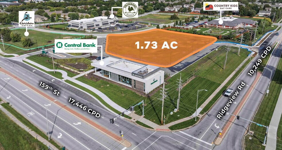 Primary Photo Of 159th St @ Ridgeview Rd, Olathe Land For Sale