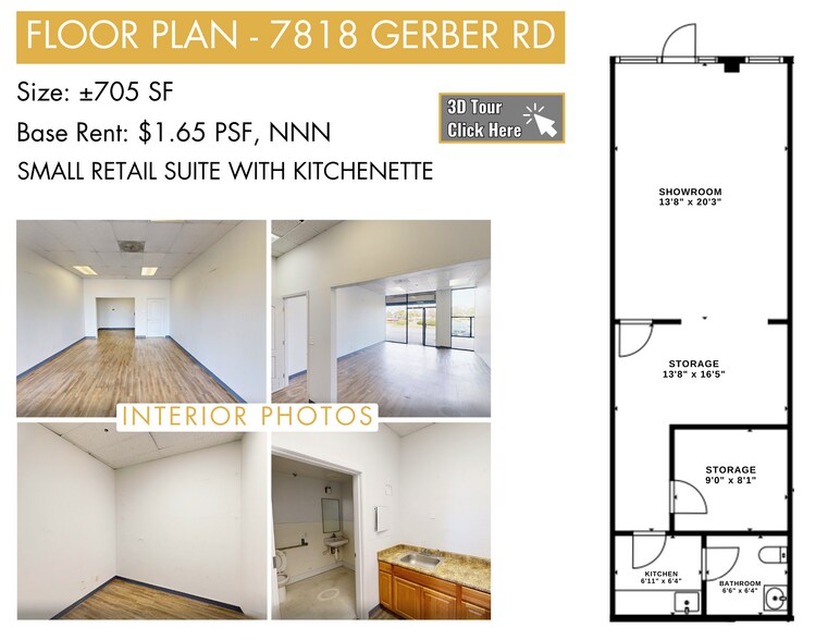 More Photos Of 7802-7856 Gerber Rd, Sacramento Storefront For Lease