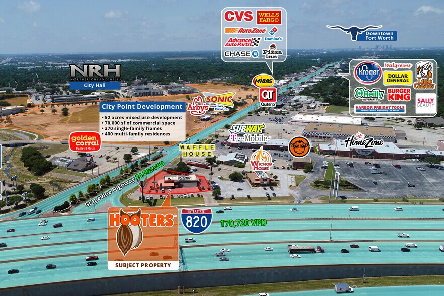 More Photos Of 7669 Grapevine Hwy, North Richland Hills Restaurant For Sale