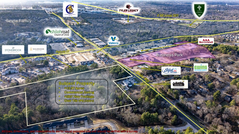 More Photos Of 2043 Shiloh Road, Tyler Land For Sale