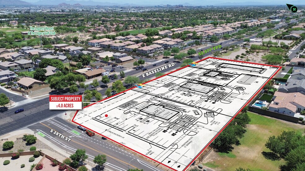 Primary Photo Of 2803 E Baseline Rd, Phoenix Land For Sale