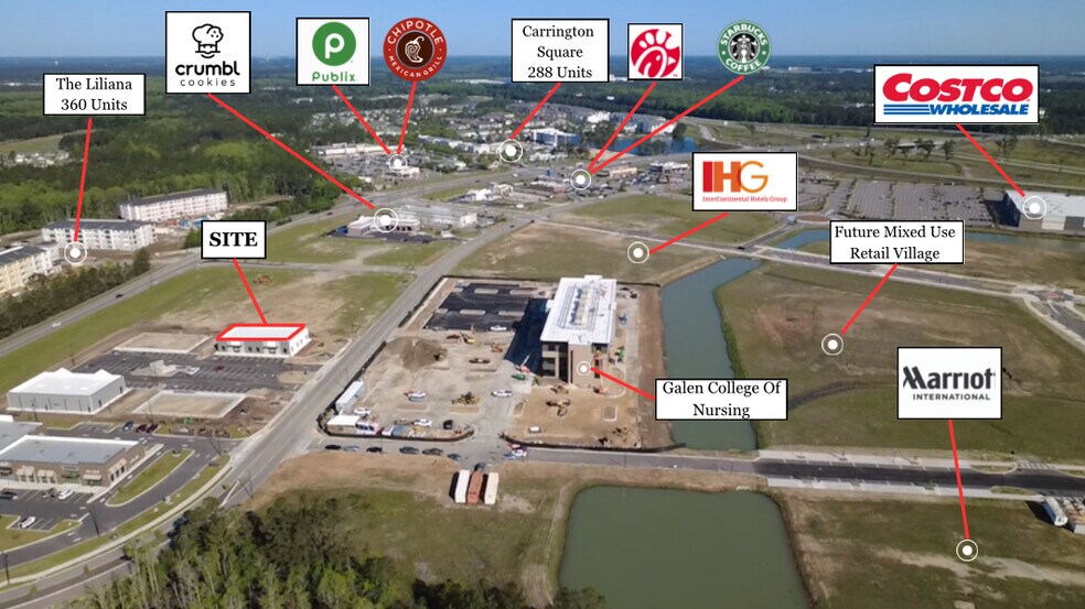 More Photos Of Pooler Parkway and Mosaic Circle, Pooler Storefront Retail Office For Lease