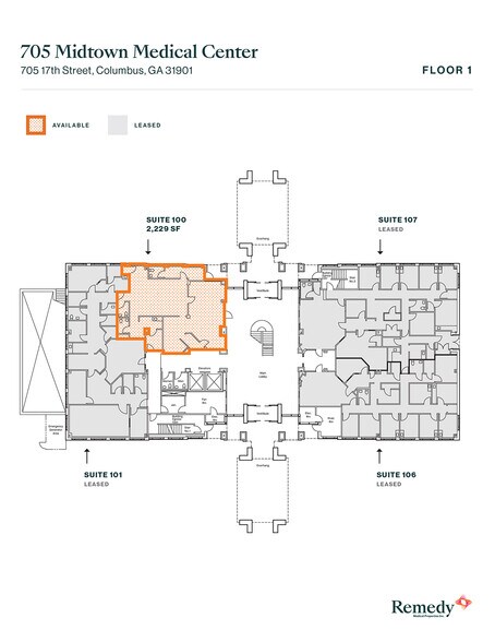 More Photos Of 705 17th St, Columbus Medical For Lease