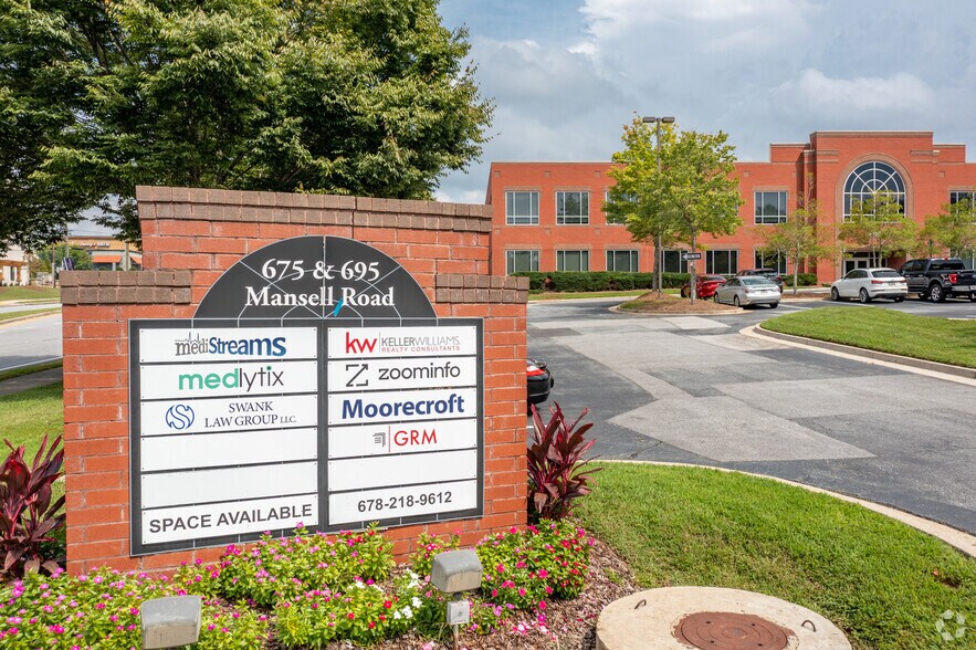 More Photos Of 695 Mansell Rd, Roswell Unknown For Lease