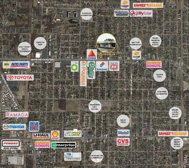 More Photos Of 2304-2312 Grand Ave, Waukegan Storefront For Sale