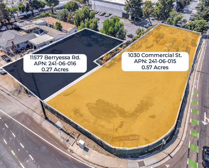 Primary Photo Of 1090 Commercial st, San Jose Land For Sale