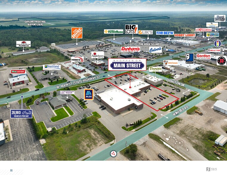 More Photos Of 1360-1374 W Main St, Gaylord Storefront For Sale