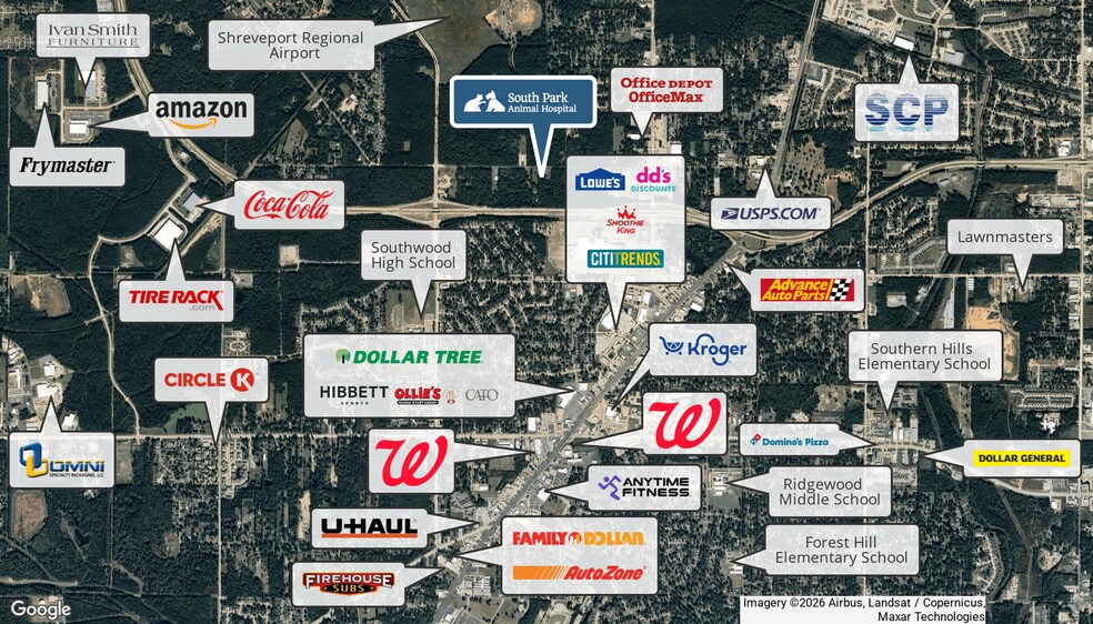 More Photos Of 2841 Meriwether Rd, Shreveport Veterinarian Kennel For Sale