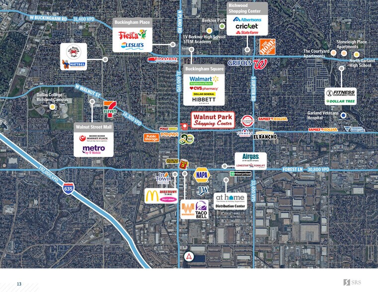 More Photos Of 4401-4425 West Walnut Street, Garland Storefront For Sale