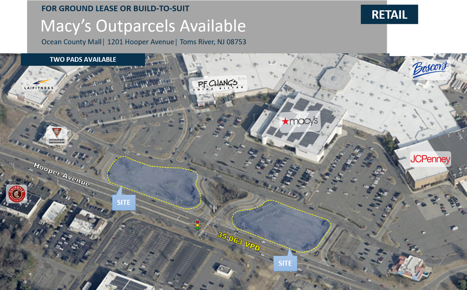 Primary Photo Of 1231 Hooper Avenue, Toms River Land For Sale