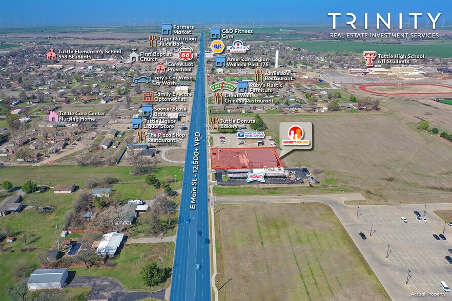 More Photos Of 411 E Main St, Tuttle Freestanding For Sale