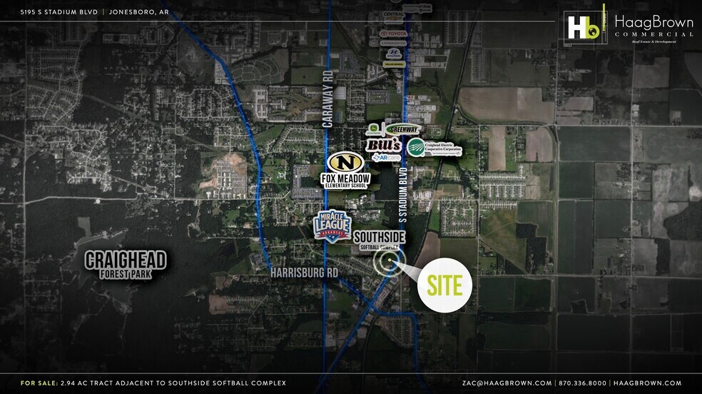 More Photos Of 5195 Stadium Blvd, Jonesboro Land For Sale