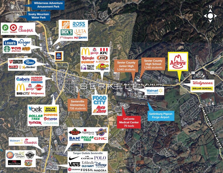 More Photos Of 1528 Dolly Parton Pkwy, Sevierville Fast Food For Sale