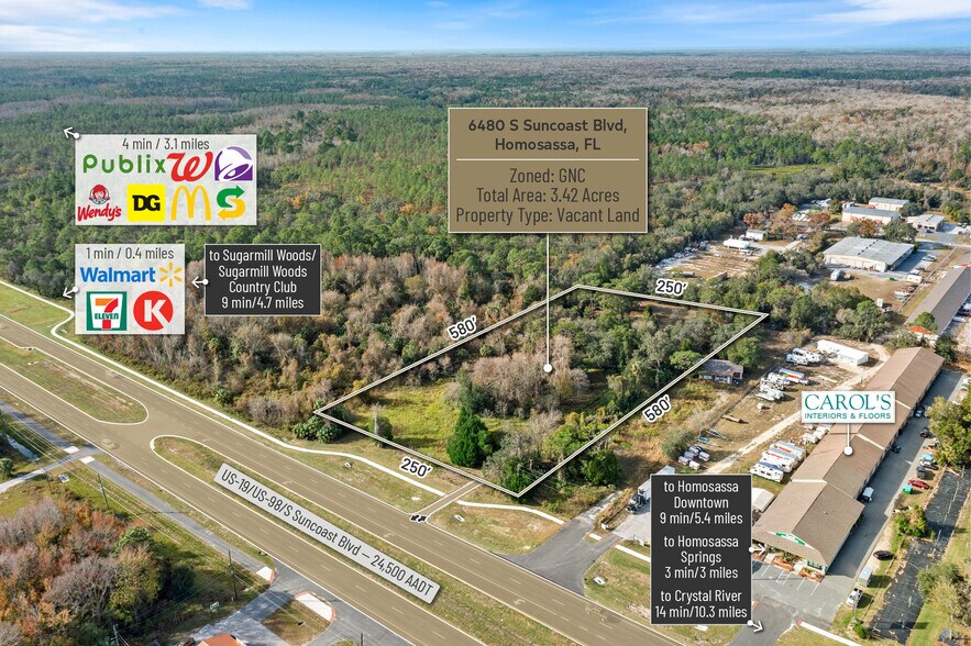 More Photos Of 6480 S Suncoast Blvd, Homosassa Land For Sale