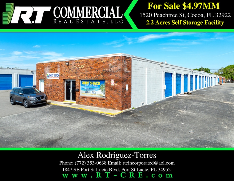 More Photos Of 1520 Peachtree St, Cocoa Self Storage For Sale