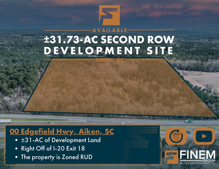 More Photos Of 00 Edgefield Hwy, Aiken Land For Sale