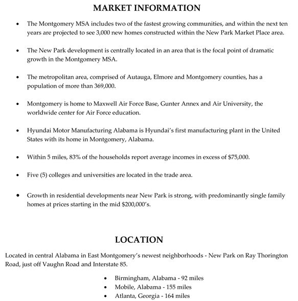 More Photos Of Park Crossing, Montgomery Land For Sale