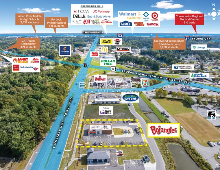 More Photos Of 3464 S Military Hwy, Chesapeake Fast Food For Sale