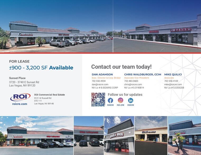 More Photos Of 3720-3740 E Sunset Rd, Las Vegas Unknown For Lease