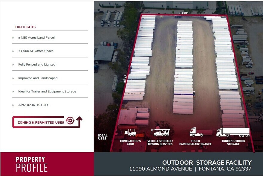 More Photos Of 11184 Almond Ave, Fontana Land For Lease