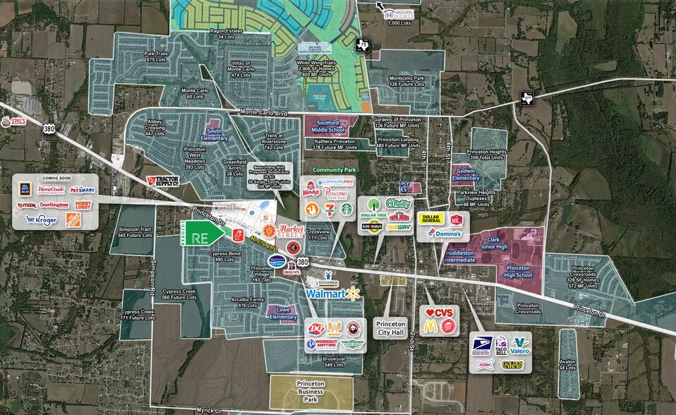 More Photos Of SEC OF US-380 & CYPRESS PKWY, Princeton General Retail For Lease