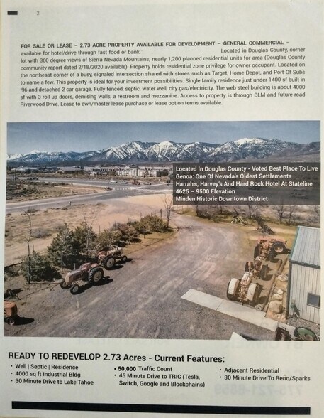 More Photos Of 3647 US Highway 395, Carson City Warehouse For Sale