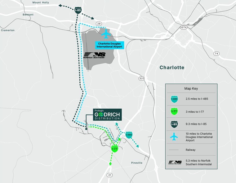 More Photos Of 11701 Goodrich Dr, Charlotte Warehouse For Lease