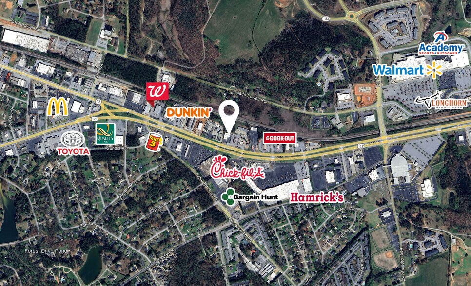 More Photos Of 5208 Calhoun Memorial Hwy, Easley Freestanding For Lease