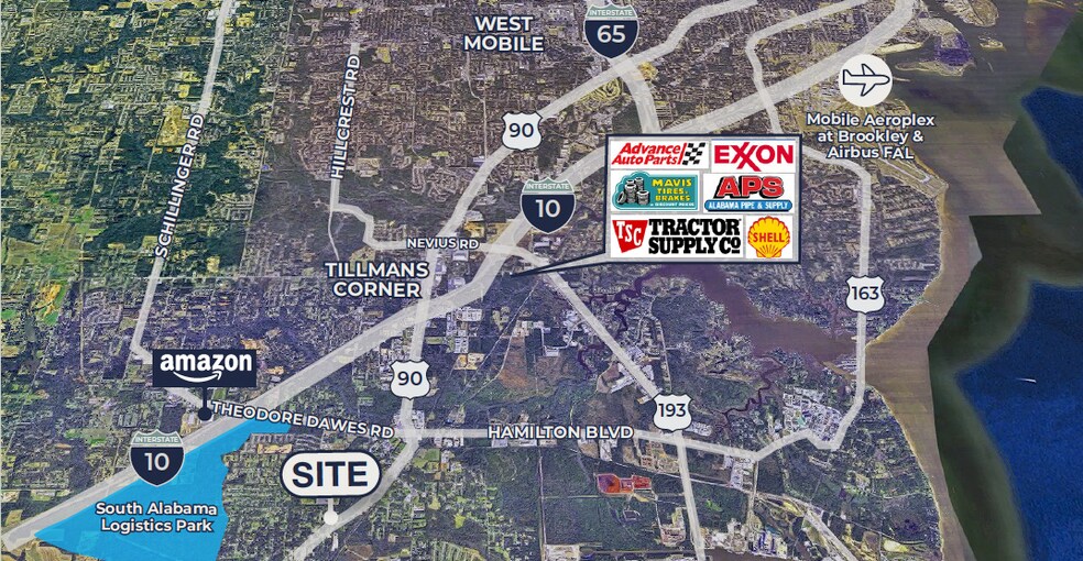 More Photos Of 6030 US Highway 90, Theodore Land For Sale