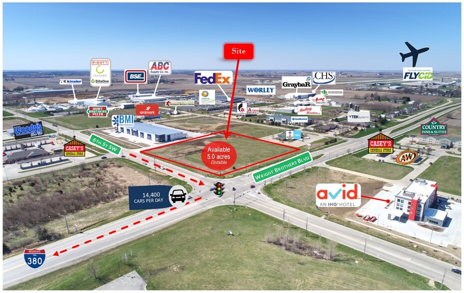 Primary Photo Of 645 Wright Brothers Blvd, Cedar Rapids Land For Lease