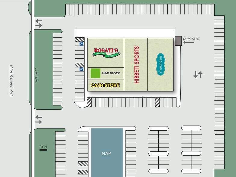 More Photos Of 1302 E Main St, Robinson Storefront For Lease