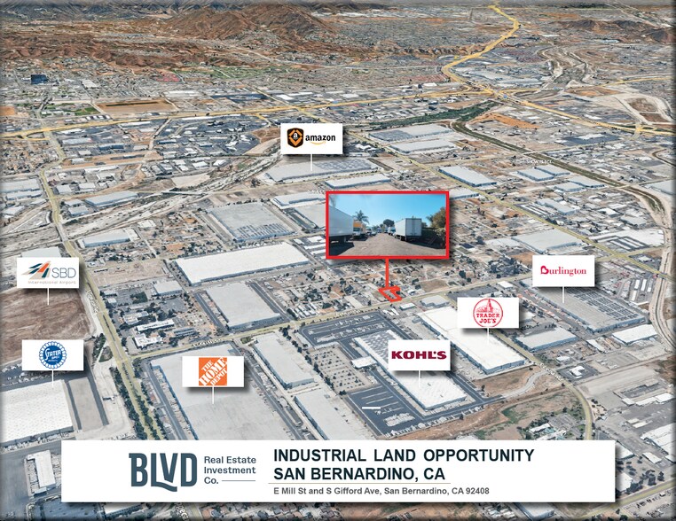 Primary Photo Of E Mill St and S Gifford Ave, San Bernardino Land For Sale