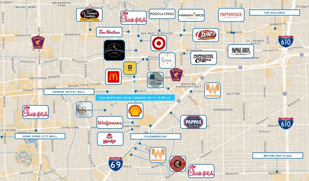 More Photos Of SEQ Westpark Dr & Fondren Rd, Houston Land For Sale