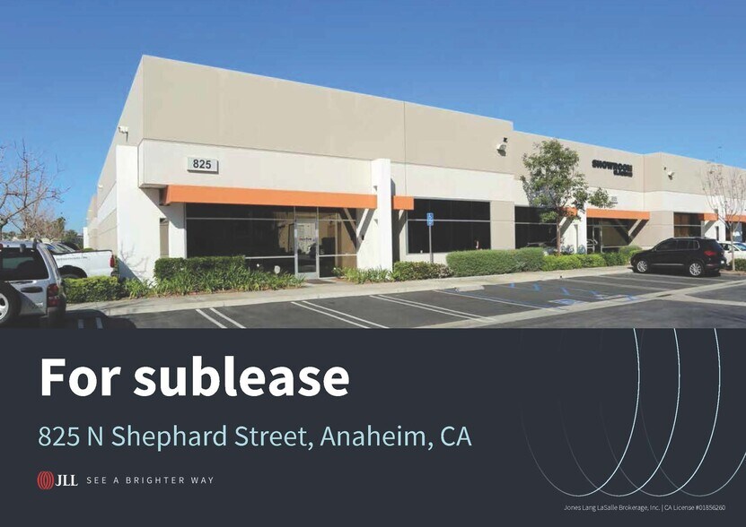 More Photos Of 825 N Shepard St, Anaheim Warehouse For Lease