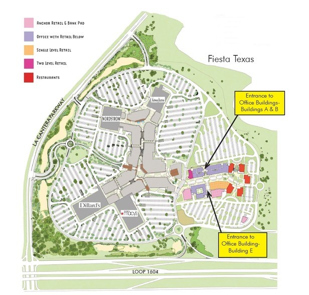 La Cantera Mall Map 15900 La Cantera Pky, San Antonio, Tx 78256 For Lease Cityfeet.com