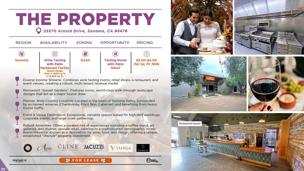 More Photos Of 23562-23592 Arnold Dr, Sonoma Unknown For Lease