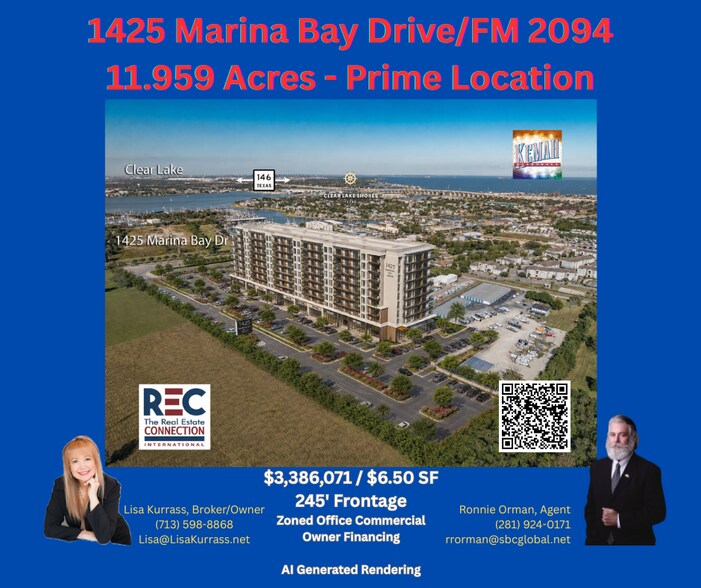 More Photos Of 1425 Marina Bay Dr, League City Land For Sale
