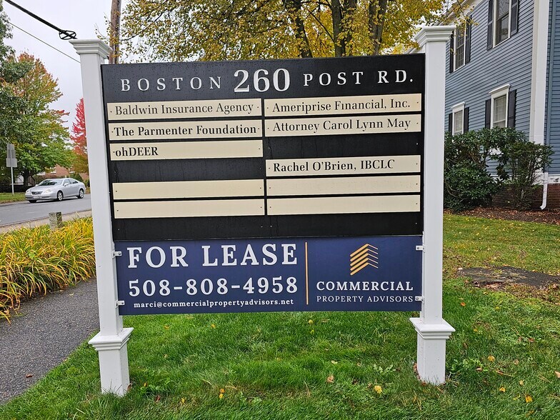 More Photos Of 260 Boston Post Rd, Wayland Office For Lease