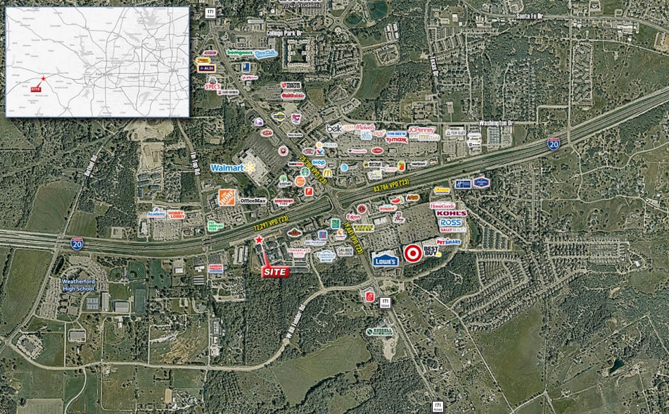 More Photos Of SWQ I-20 @ Main St, Weatherford Land For Lease