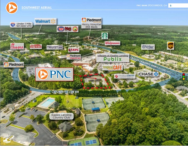 More Photos Of 410 Country Club Dr, Stockbridge Bank For Sale