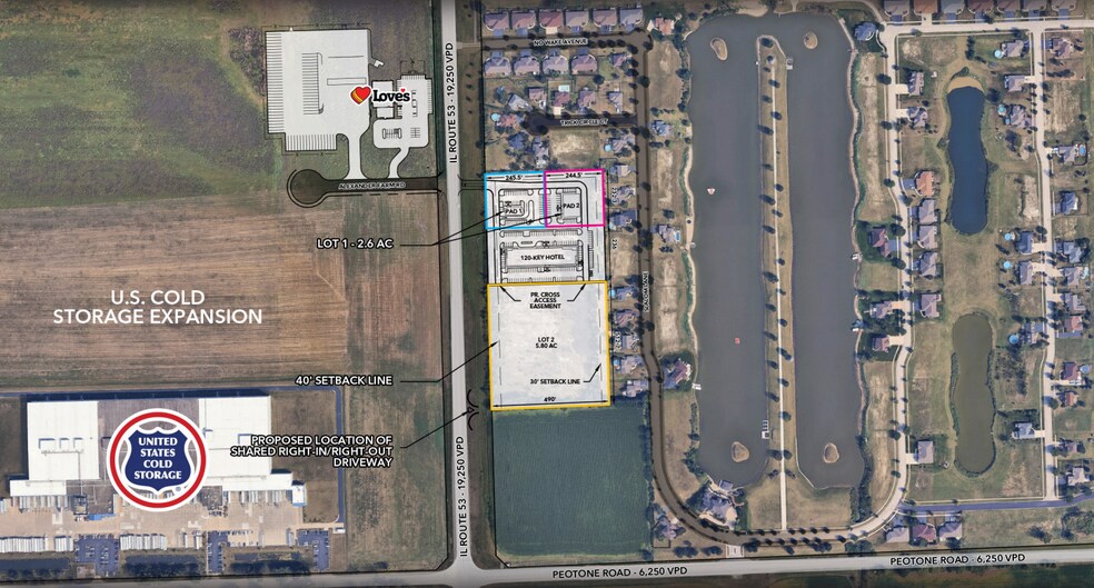 Primary Photo Of IL Route 53 @ Peotone Rd, Wilmington Land For Lease