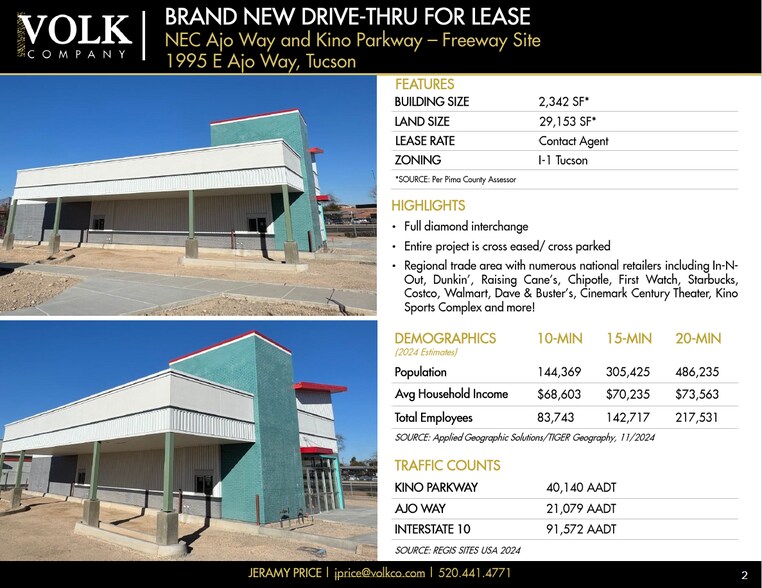 More Photos Of 1995 E Ajo Way, Tucson Fast Food For Lease