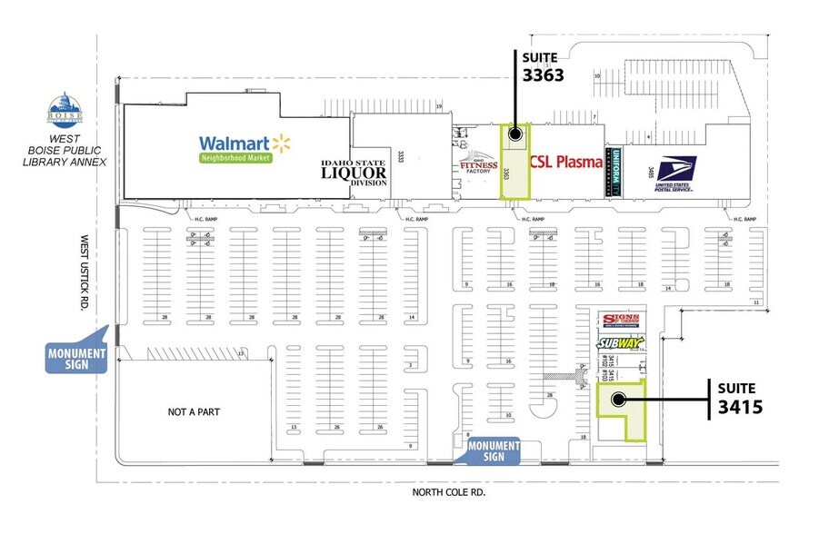 More Photos Of 3231-3485 N Cole Rd, Boise Unknown For Lease