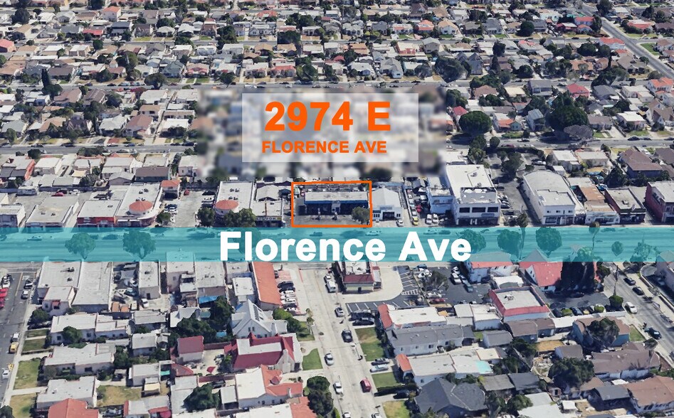 Primary Photo Of 2974 E Florence Ave, Huntington Park Carwash For Sale