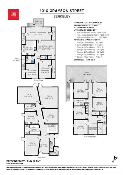 More Photos Of 1010 Grayson St, Berkeley Office Residential For Sale