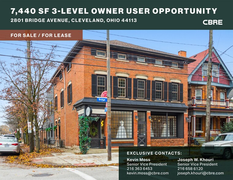 Primary Photo Of 2801 Bridge Ave, Cleveland Storefront Retail Residential For Sale