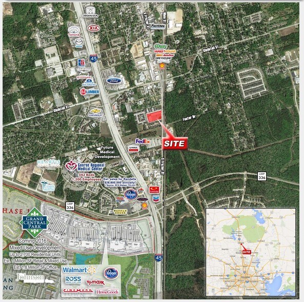 More Photos Of 1206-1214 S Frazier St, Conroe General Retail For Lease