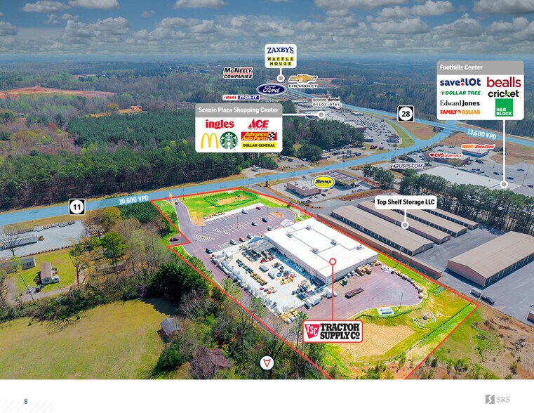 More Photos Of 150 N Highway 11, West Union General Retail For Sale