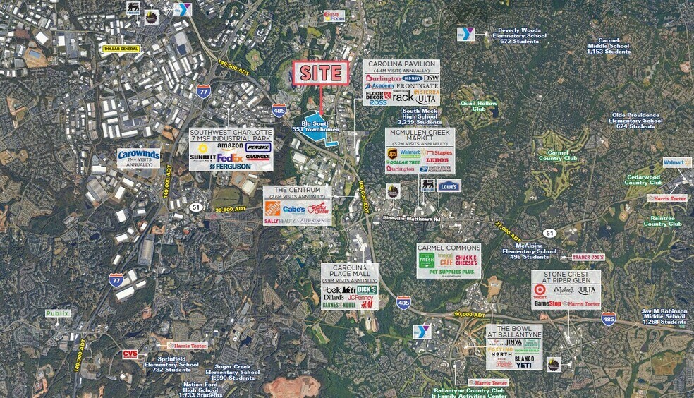 More Photos Of 920 Blu Central rd, Pineville Land For Lease