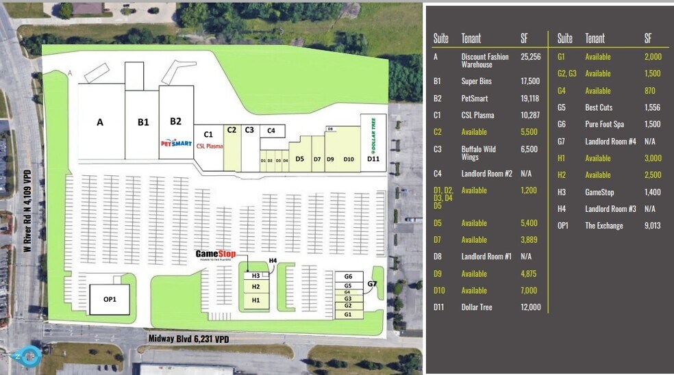 More Photos Of 201-285 Midway Blvd, Elyria General Retail For Lease